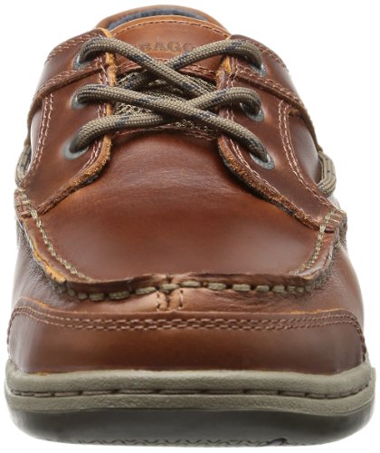 Image of Sebago Triton Three Eyelets FGL Boat Shoes - Hand-Stitched Leather, Nubuck, Suede with Waxed Finish, Removable EVA Insole, Breathable Mesh Lining