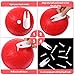 Ymapinc 12pcs Exercise Ball Plug Replacement, Fitness Yoga Ball Inflatable Air Pins for Home Gym Exercise Balls
