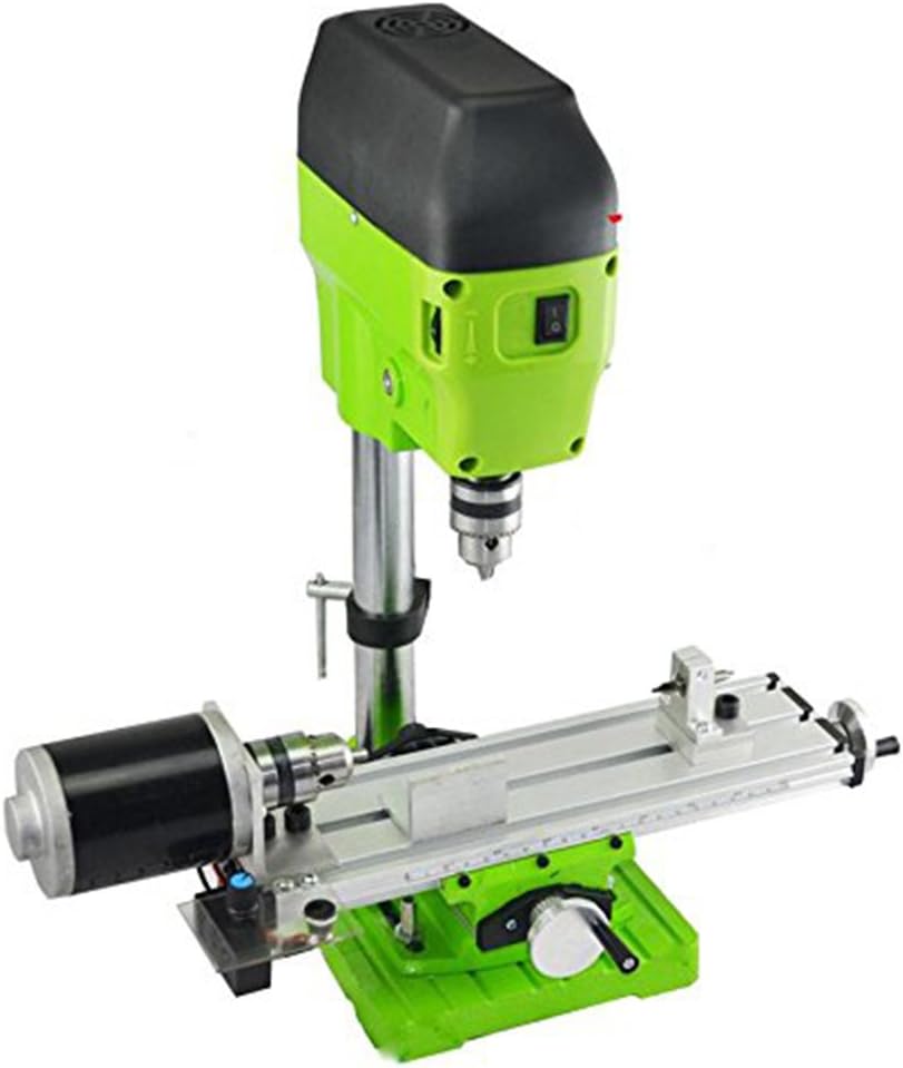 TOPCHANCES AC 220V 480W Mini Lathe Machine DIY Wood Lathe Mini Bench Drill for Wood Plastic