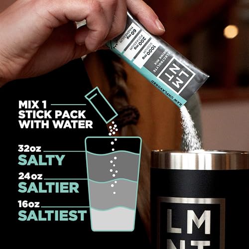 Image of LMNT Zero Sugar Electrolytes - Raw Unflavored Salt | Drink Mix | 30-Count