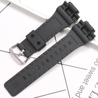 Resin strap Compatible with Casio AEQ110BW AQ-S810 W735H AQ-S800W watch band metal buckle replacement wristband