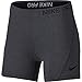 NIKE Women's Pro 5" Short (Charcoal Heathr/Black, Medium, Medium)