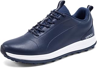 WJFGGXHK Spikeless Golf Shoe Men's Waterproof Golf Shoes Lightweight Golf Sneakers Outdoor Walking Footwears