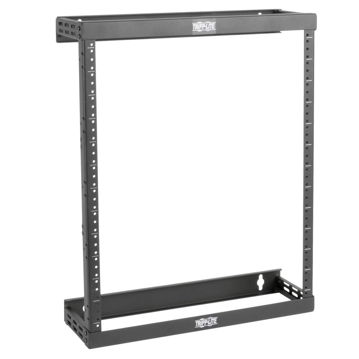 Eaton Tripp Lite SmartRack 8U/12U/22U Châssis Mural Ouvert 2 Montants Extensible Ultra-Plat, Profondeur Panneau de Brassage (Noir) (SRWO8U22SD)