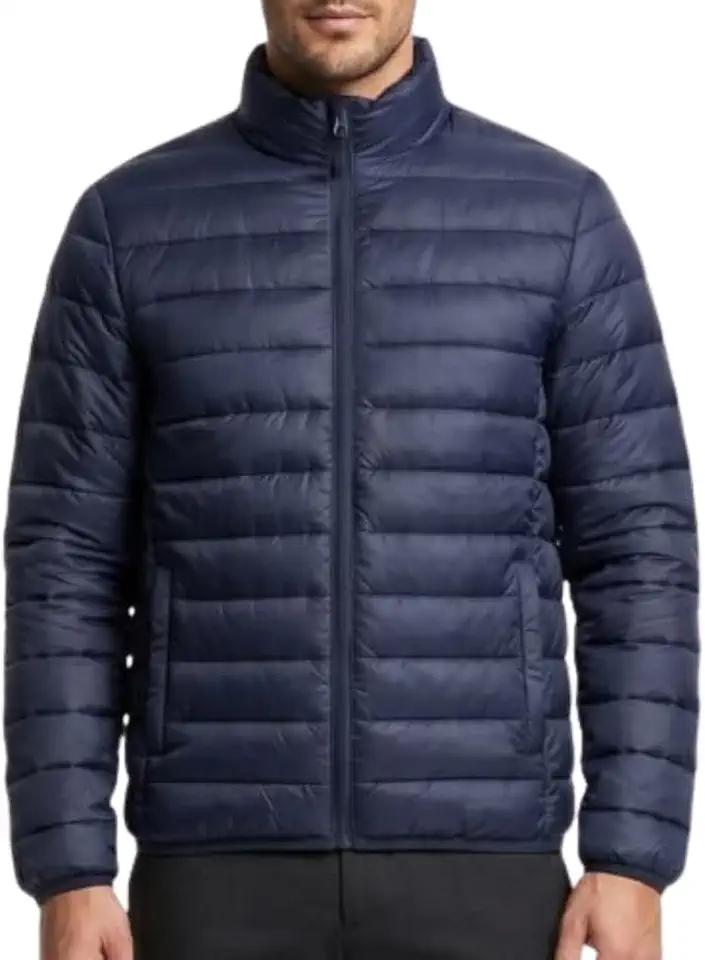 Jaqueta Puffer Masculina Impermeável Térmica Bomber Slim Inverno