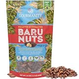 Gourmanity Baru Nuts, 1.5 LB Roasted Unsalted - Brazilian Superfood Snack, Complete Plant Protein, Tree Nut...
