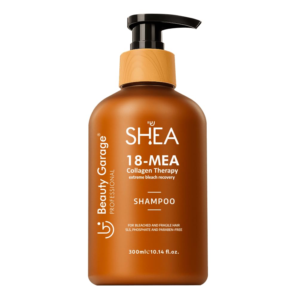 Beauty Garage Shea 18-Mea Collagen Therapy Shampoo 300ml-image-2