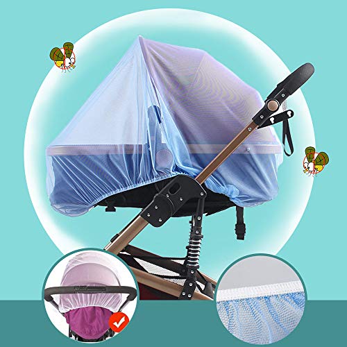 image for Sysmie Durable Baby Stroller Mosquito Net (2 Pack) - Perfect Bug Net f