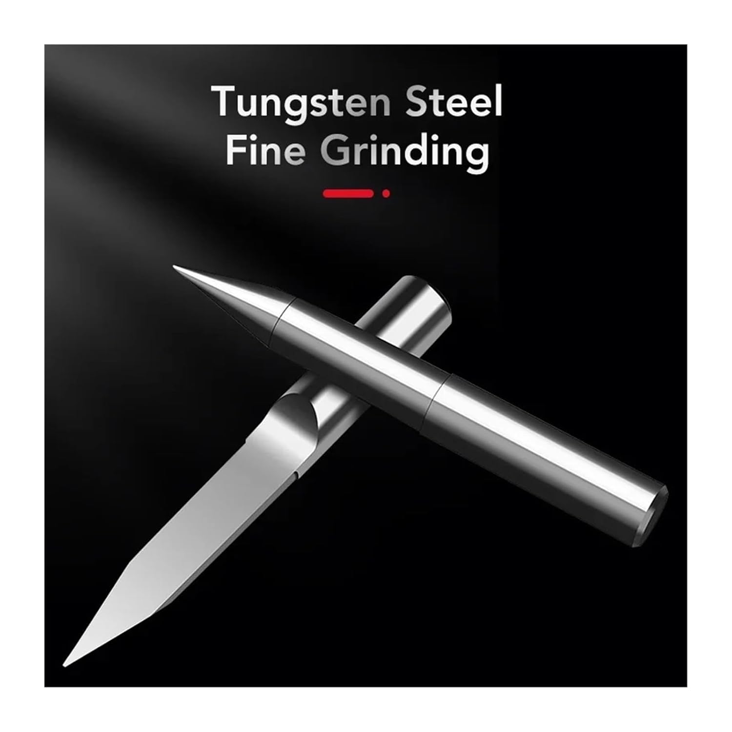 Flat Bottom Engraving Bits CNC Carving Tungsten Carbide Router PCB Wood Acrylic Plastic 3D Milling Cutter(0.4mm 4 pcs,30 Degree_D 6MM)