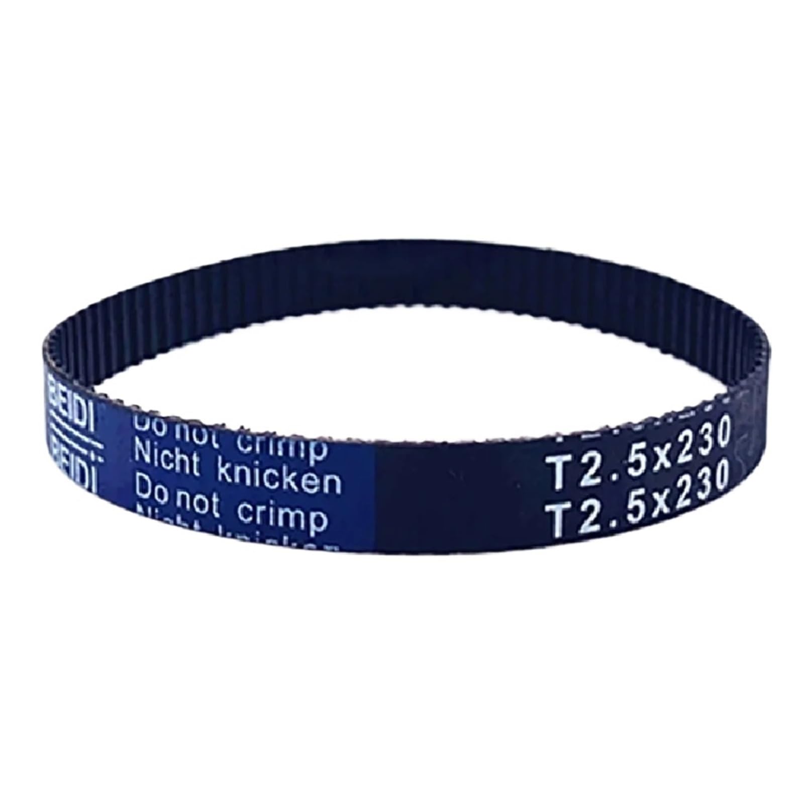 Courroie T2.5 boucle fermée 155mm synchrone 15mm de large pour motorisation pas à pas
