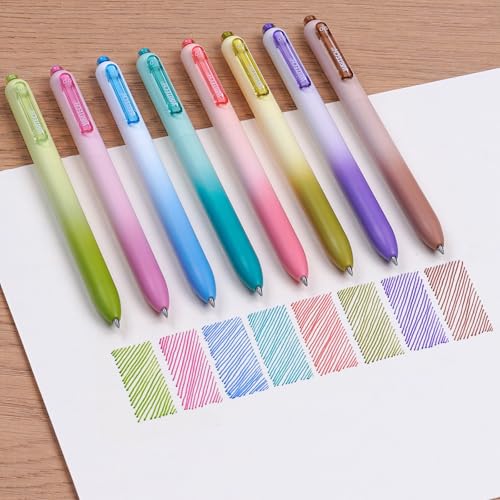 Bolígrafos WRITECH gel multicolor 0.5mm set de 8 miniatura 2