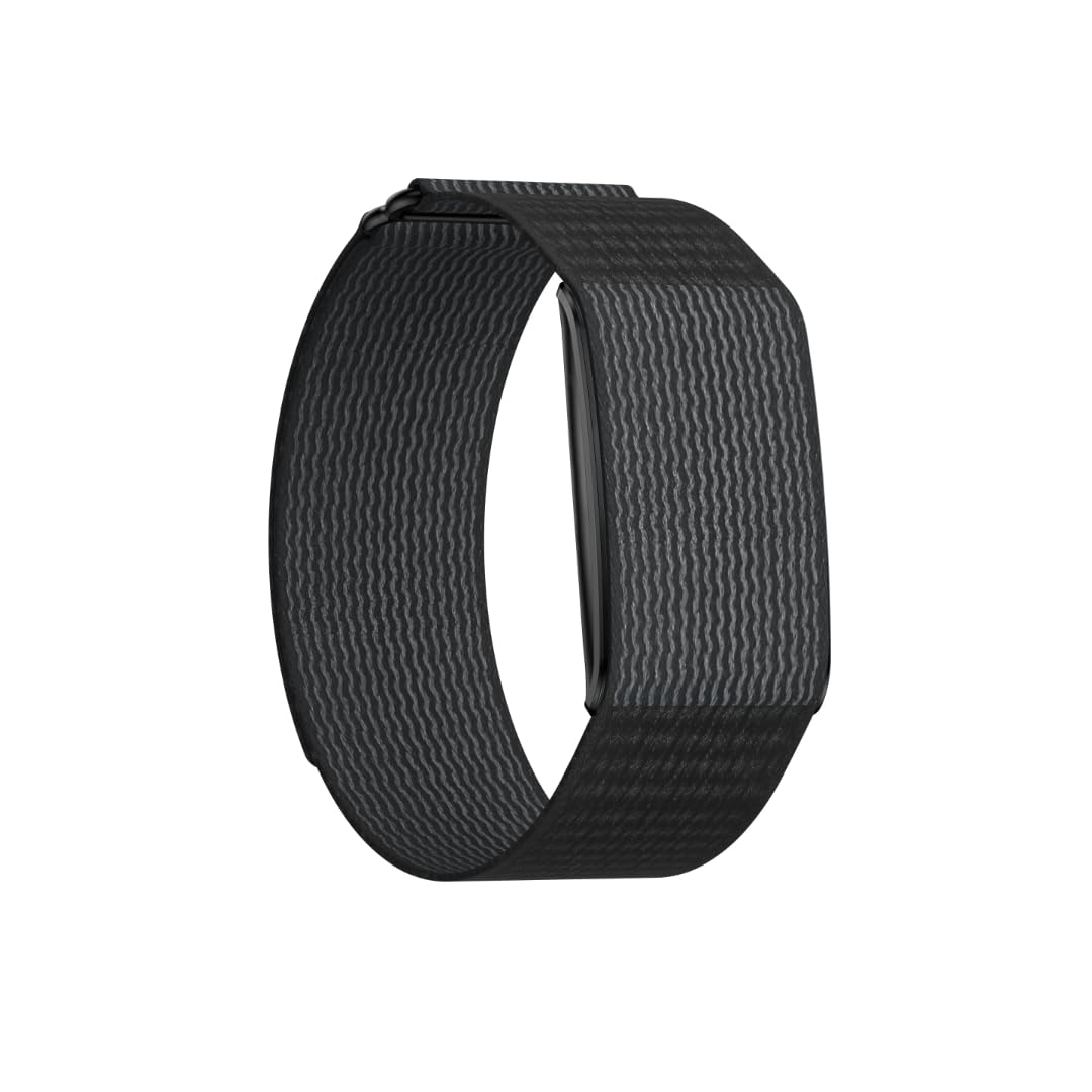 smart band fitness health tracker, hrv analysis, sports modes, sleep and stress monitor, subscription free screenless smart bracelet (2 strap)