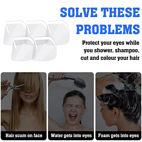 VEGCOO 150 Pcs Shower Face Eye Protector Shield, Shower Face Eye Protector for Eyelash Extensions Microblading, Cataract Surgery - Image 4