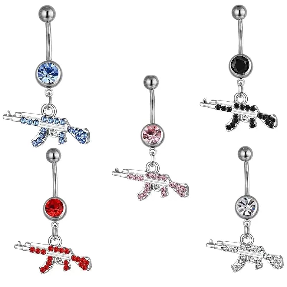 Amazon.com: MIFYNN Cute Belly Button Ring Titanium Belly
