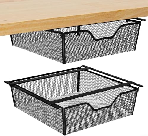 Cesta colgante, organizador para debajo del fregadero, estante de almacenamiento extraíble de 2 niveles para armario de especias, unidad de pared, soporte para cápsulas de café