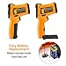 Infrared Thermometer AIDBUCKS AD6530D Digital Laser Non Contact Cooking IR Temperature Gun High Temp -58°F to 1472°F with Color Display Thermocouple for Kitchen Food Meat BBQ Automotive and Industrial