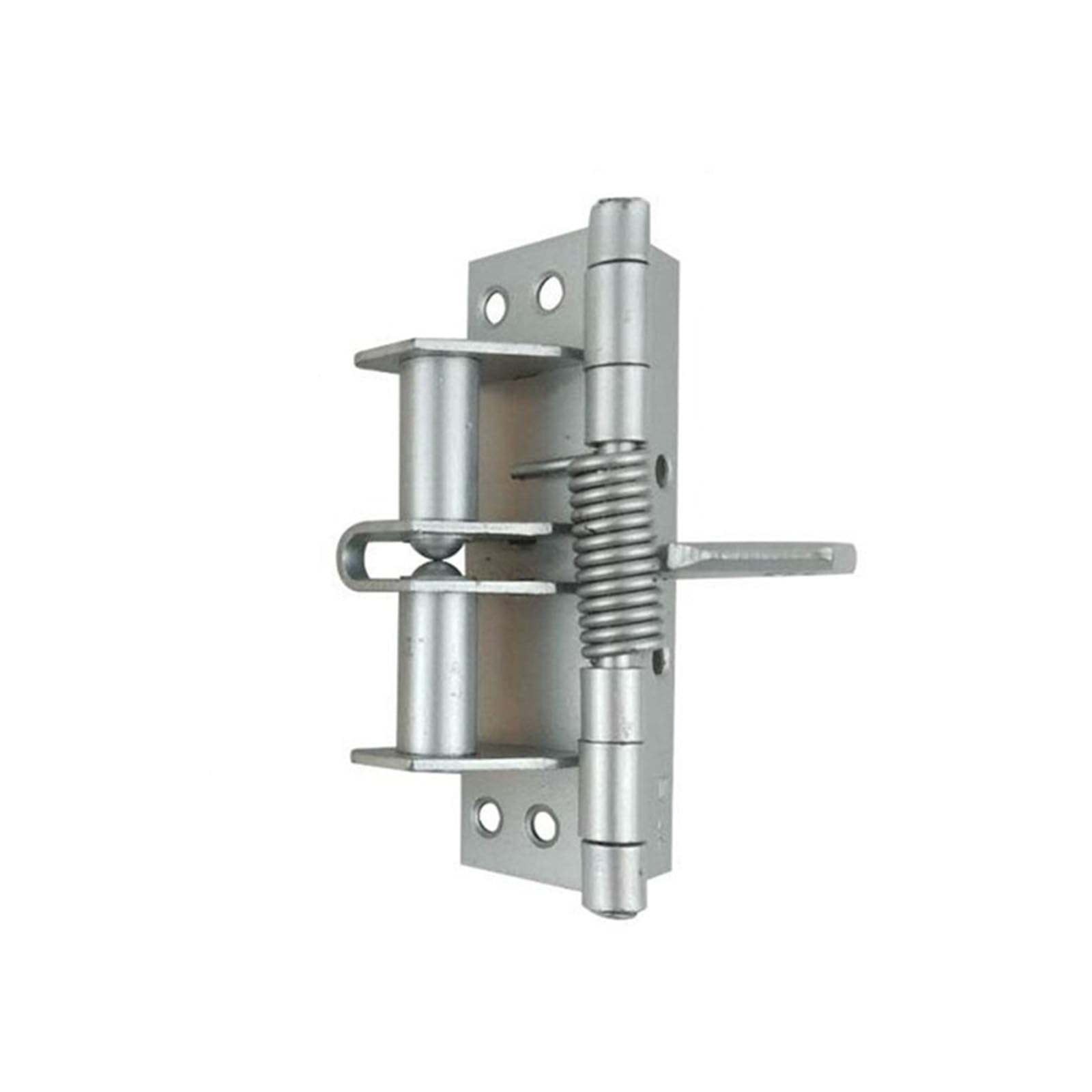 Shundeed Silver 2Pcs Positioning Hinges, Spring Self-Closing Hidden Door Hinges, Used For Connecting Hardware Of Window Cabinet Furniture.(Silver)