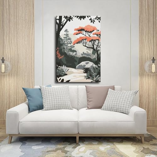 Impression sur toile nature japonaise évocation voyage et sérénité - 5