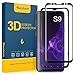 Galaxy S9 Screen Protector Glass, Elecshion 3D Curved Tempered Glass Dot Matrix Screen Protector for Samsung S9 with Easy Installation Tray (Case Friendly)