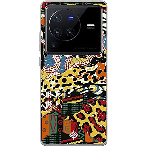 Movilshop Case for [ Vivo X80 Pro ] Drawing Trends [ Animal Skins and Fabrics] Flexible Silicone Transparent Case Cover Gel for Smartphone Cover
