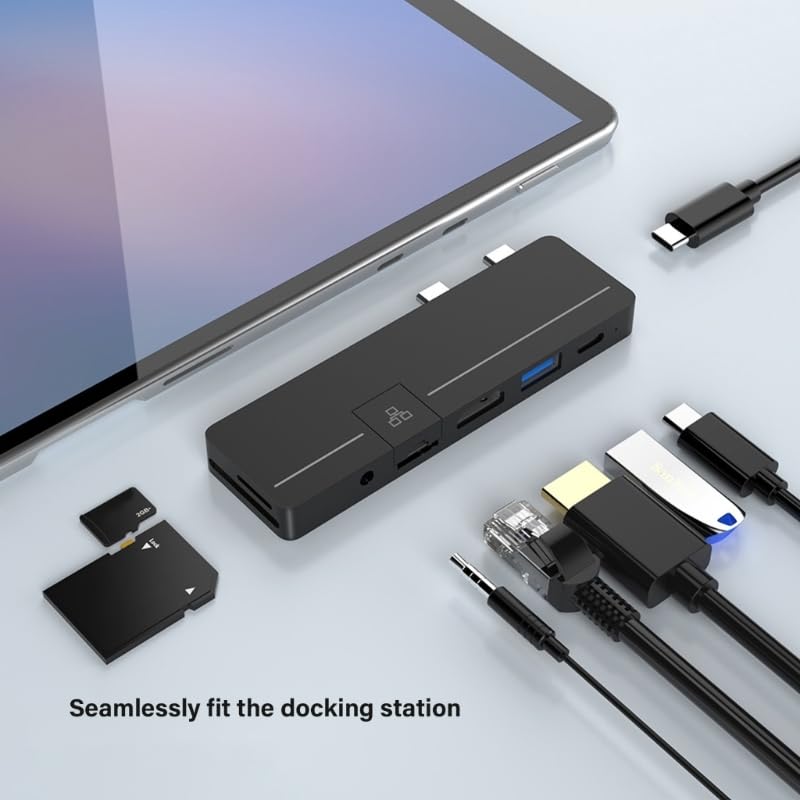 Docking station universale USB C per lettore di schede Pro9/8/X 4K USB3.0