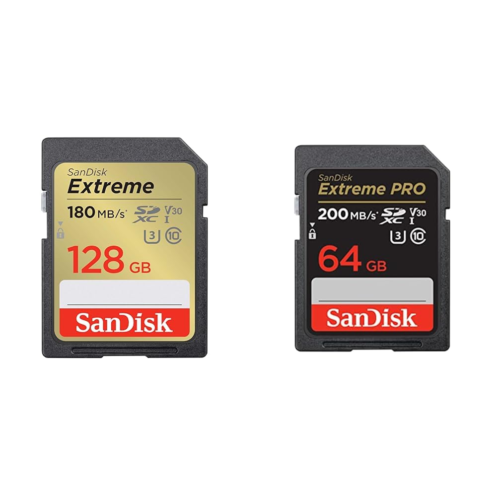 SanDisk Extreme SD UHS I 128GB Card for 4K Video for DSLR and Mirrorless Cameras 180MB/s Read & 90MB-picture-31