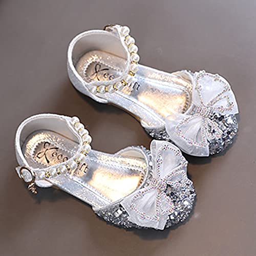 Girls Sandals Fashion Summer Girls Sandals Dress Performance Dance Shoes Flat Light Sequins Character Slippers4