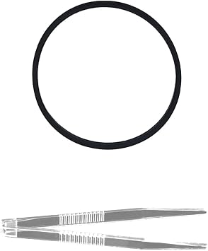 Sam&Johnny Rubber Belt Replacement for Sony MiniDisc DHC-MD5 HCD-MD5 MDS-S30 HT805TH Drive Belt with Tweezers
