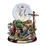 Thomas Kinkade's Visions of Christ Religious Hand-Painted Musical Glitter Globe Featuring Hand-Sculpted Scenes from The Life of Jesus