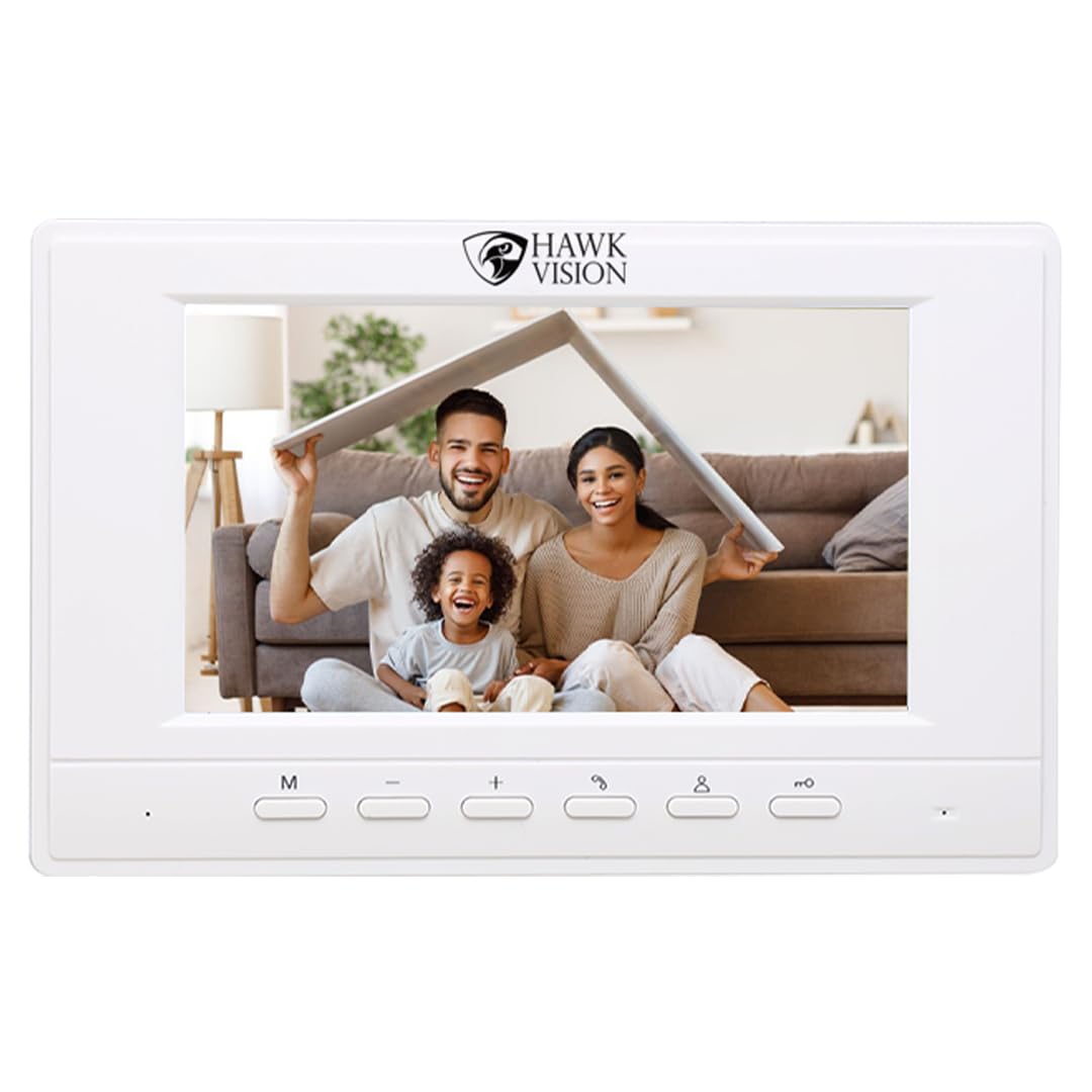 Hawk Vision HV-VDP-705 7-Inch LCD Screen for Video Door Phones