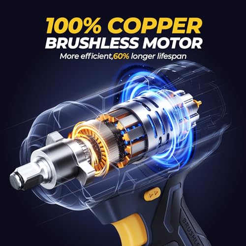 JESIMAIK 2000N.m Cordless Impact Wrench