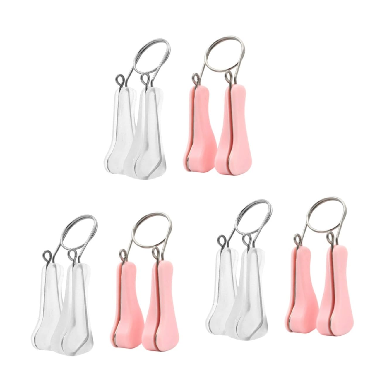 PLAFOPE 3sets Nose up Beauty Tool Nose Shaper Clip for Face Lifting Straightener Beauty Accessories 2pcs*3