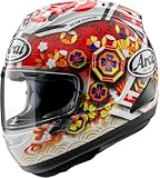 Arai RX-7V Evo Nakagami GP3 Casco, bianco/rosso/arancione, L (59)