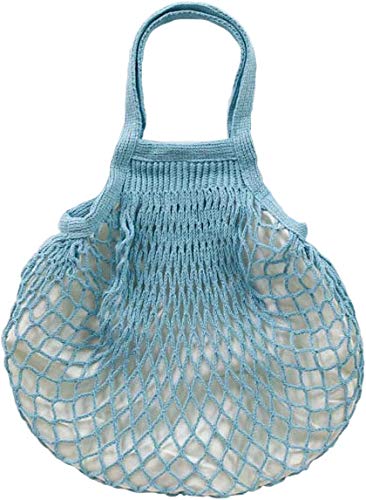 丸和貿易 ミニトート メッシュ バッグ ブライトブルー