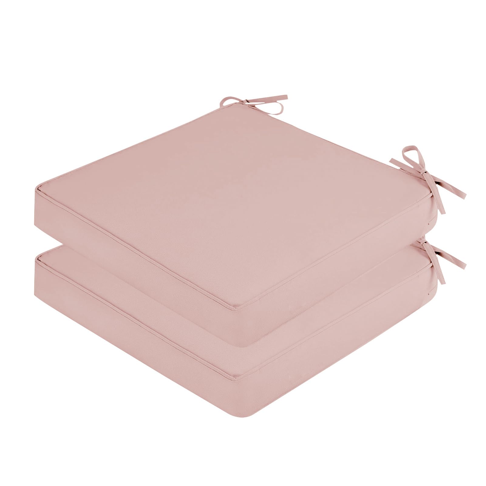 Coussins de chaise extérieur imperméables rouge 50x50