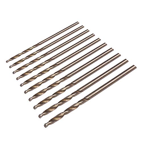 Juego de 10 mechas de taladro de 1.5 mm HSS-Co miniatura 3
