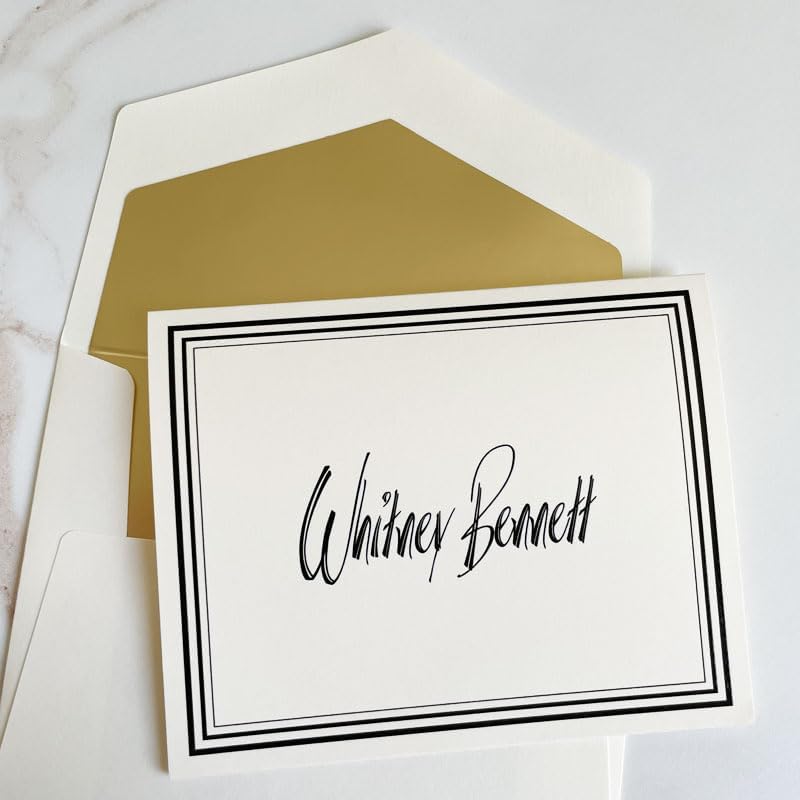 Miniatura 5 de Colony - Notas plegables personalizadas, papelería de tinta elevada