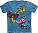 The Mountain Winged Collage T-shirt Blue XL