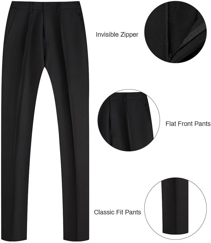 Men's 2 Piece Wedding Suit Tailcoat Suit Jacket Tuxedo Double Breasted Swallow Tail Coat for Prom Court Show Costume