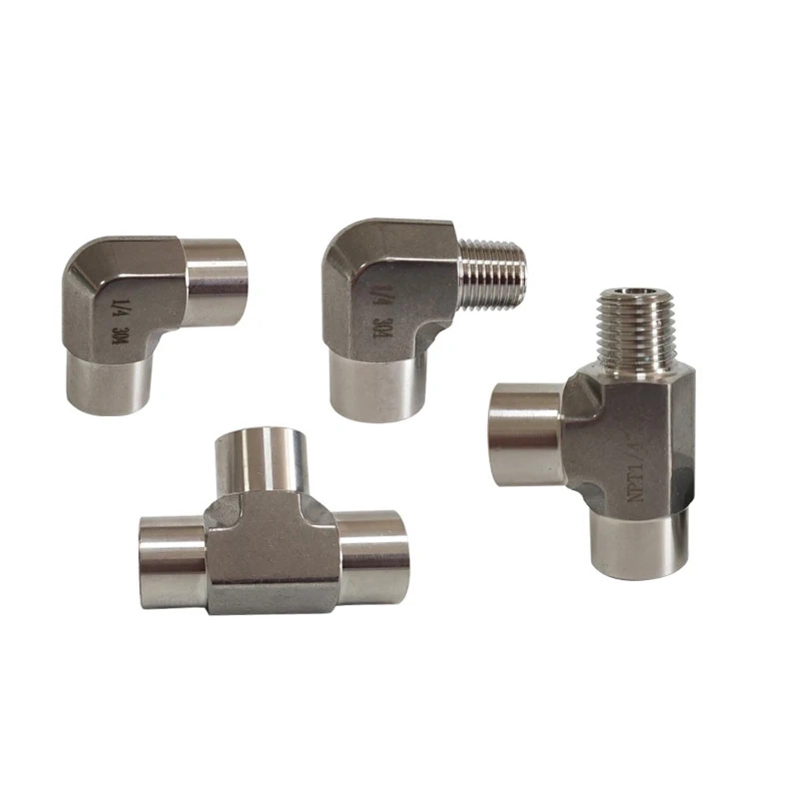Raccord tuyau acier inoxydable 304 forgé haute pression NPT