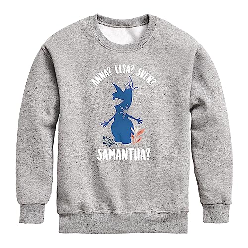 Disney Frozen 2 - Lost Olaf - Toddler and Youth Crewneck Fleece Sweatshirt