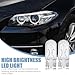 50 Pack 194 Light Bulb, 168 W5W T10 12V 5W Clear Miniature Wedge Base Automotive Replacement for Car Truck SUV Camper Landscape Lights, Interior Courtesy License Plate Side Marker Dashboard Dome Lamp