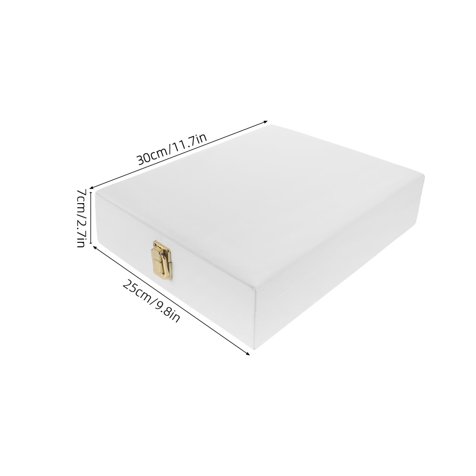 ifundom Caja Organizadora de Joyas con Tapa Resistente al Polvo con Compartimentos Múltiples para Collares Pulseras y Anillos Estuche Portátil para Viajes y Eventos Especiales