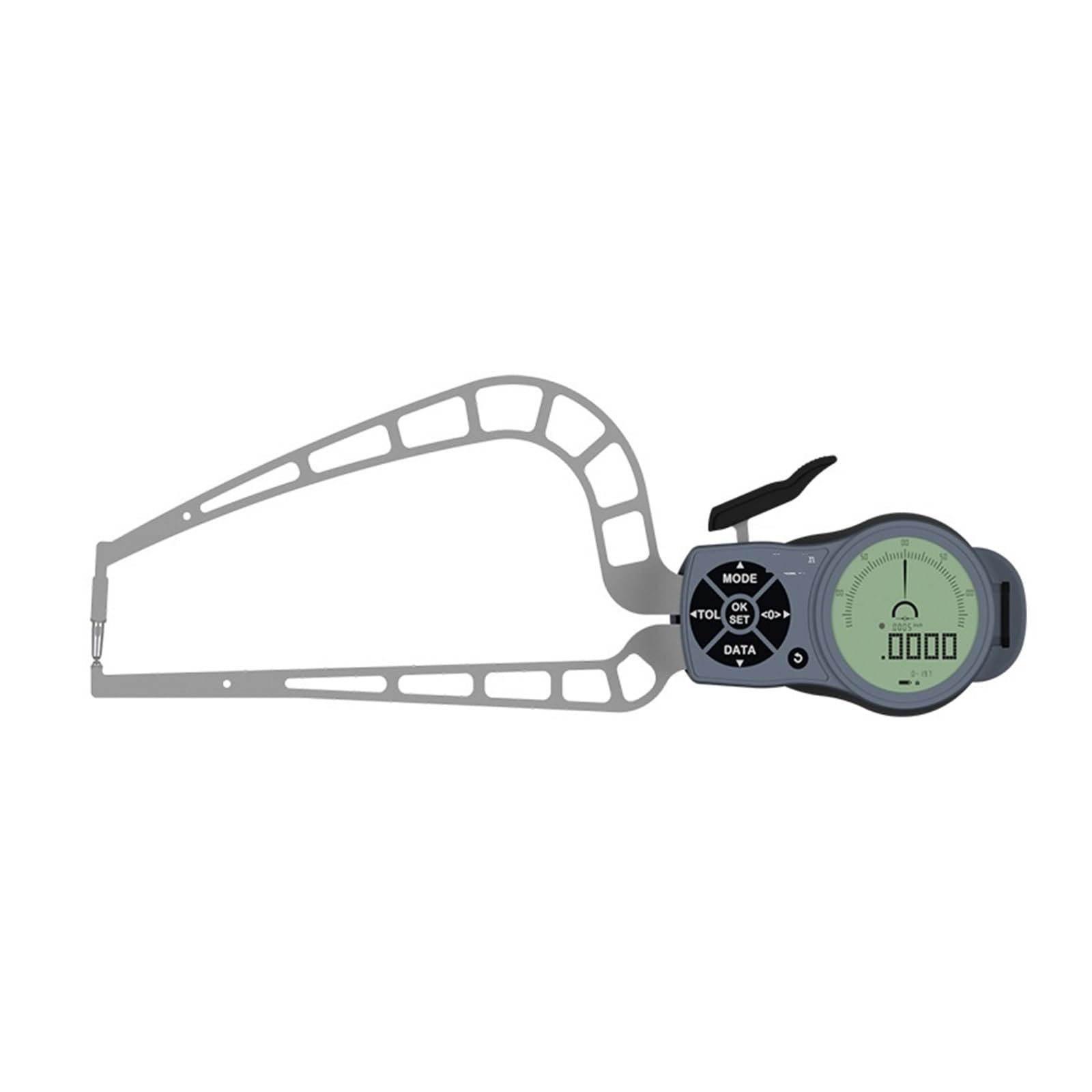 calibres Calibrador de pared de tubería con pantalla digital K4R50, instrumento electrónico de medición de espesor