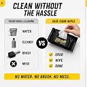 Shoe Cleaning Wipes (160 Wipes) Sneaker Cleaner Wipes for White Shoes | Quick Shoe Cleaner for Leather, Canvas & Sports Shoes | Portable Shoe Cleaner Wipes Pack of 2 × 80 gallery image