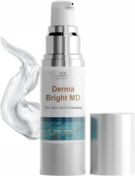 Dark Spot Diminisher, DermaBright MD, Age Spot Sun Spot Freckles Melasma Brown Spot Serum - Advanced Formula Corrector Cream for Women and Men - 1 Fl Oz (Pack of 1)