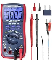 Versatile Digital Multimeter - Accurately measures AC/DC Current, AC/DC Voltage, Capacitance, Frequency, Duty Cycle, Resistance, Diode, Continuity and Temperature. Thoughtful Design - Support Data Hold, Large LCD Backlit Screen, Auto Shut-off and Kic...