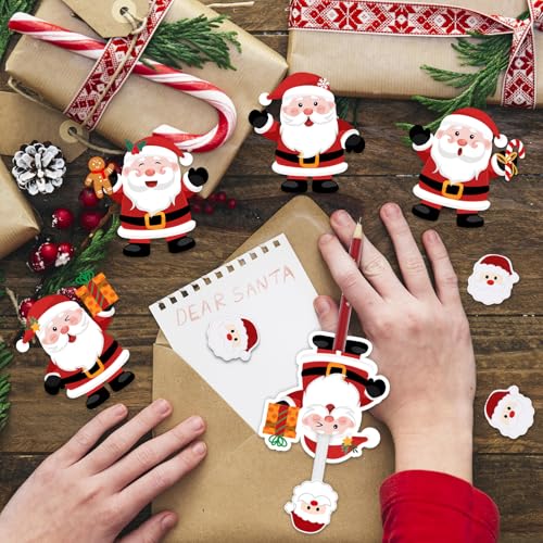 Set de 48 lápices con borradores y tarjetas navideñas miniatura 5