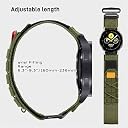 REDBIZZ 20MM Strap Band Compatible With Samsung Galaxy Watch 7/6/5/4 40/44mm Classic,Samsung Watch 5/5 Pro, Galaxy Watch 4 40mm 44mm / Watch 4 Classic 42mm 46mm Smartwatch Only, Nylon Straps For Men women and Teenagers...( WATCH NOT INCLUDED) (RUGGED-BLUE) gallery image