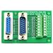 Electronics-Salon D-SUB DB15 Male / Female Header Breakout Board, DSUB Terminal Block, Connector.